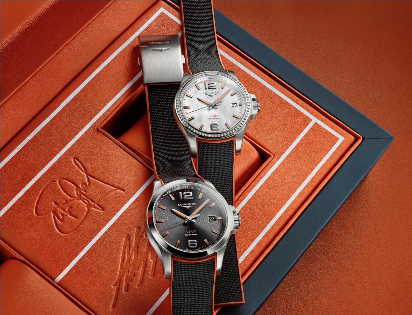 đồng hồ mới Longines Conquest V.H.P. Stefanie Graf & Andre Agassi Foundations